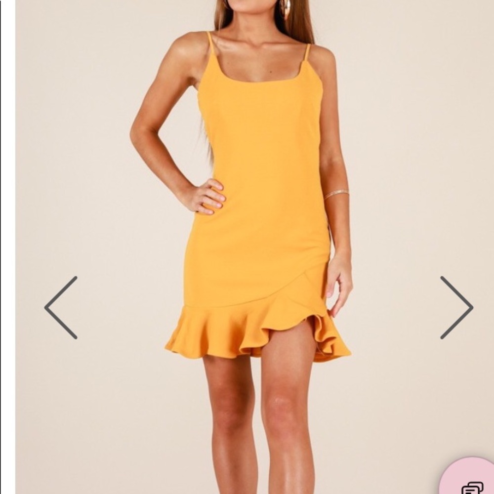 NEW! Mustard yellow dress